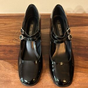 Dream Pairs Women's Square Toe Mary Janes Chunky Mid-Heel Dress Pump Shoes 11